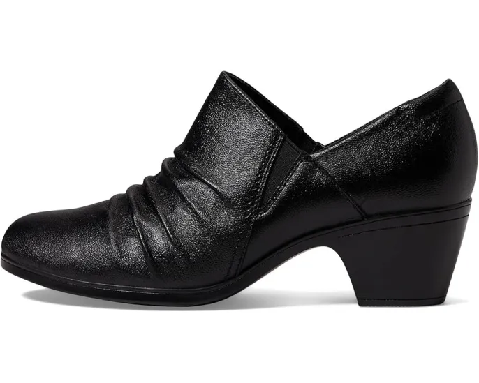 Туфли-лодочки Clarks Emily2 Cove с плиссированным верхом и устойчивым каблуком