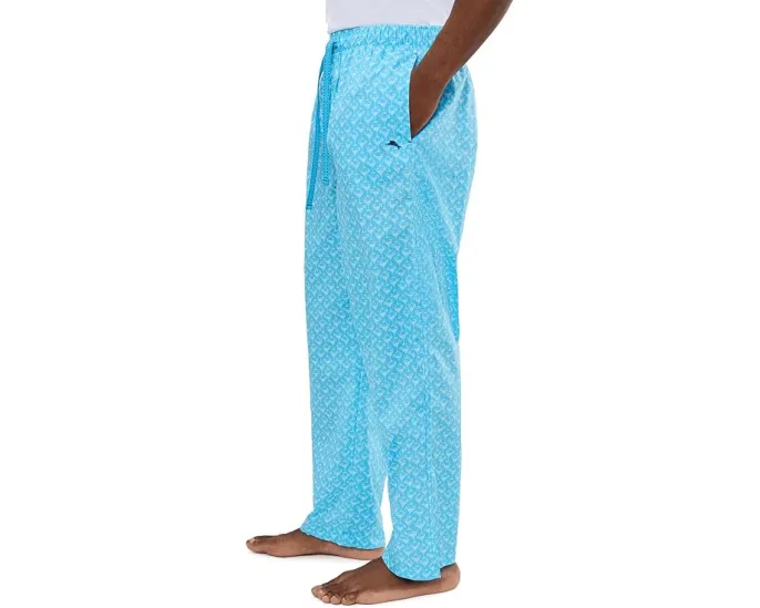 Пижамные штаны Tommy Bahama из хлопка с принтом и карманами