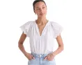 Топ Adare с ажурными отверстиями и короткими рукавами от Vineyard Vines