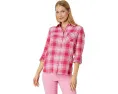 Рубашка Tommy Hilfiger Patio Plaid с отворотом на манжетах