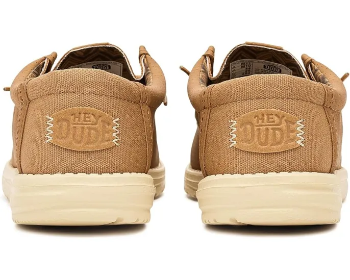 Кроссовки Hey Dude Wally Perf Classic с перфорацией и эластичными шнурками