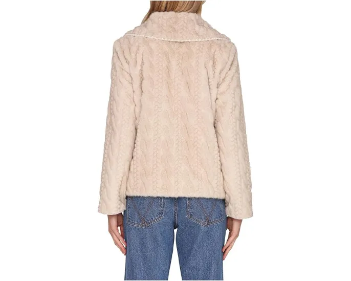 Avec Les Filles куртка High Pile Fleece из искусственного меха бежевого цвета