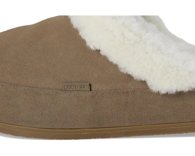 hari mari Tia слипоны из кожи с подкладкой из овчины