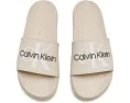 Сланцы Calvin Klein Wythe с логотипом CK и круглым открытым носком