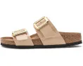 Сандалии Sydney Luxe Buckle от Birkenstock с патинированным верхом и крупными пряжками