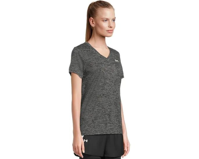 Under Armour футболка Tech Short Sleeve V-Neck Twist с V-образным вырезом и короткими рукавами