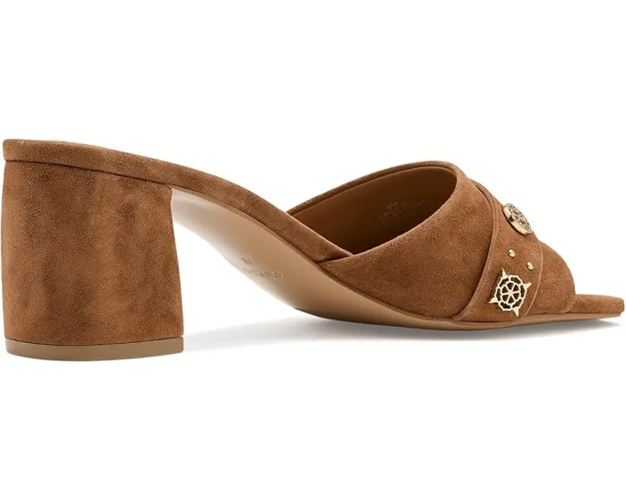 Босоножки на каблуке Gauri с квадратным носком и замшевым верхом от GUESS