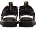 Детские сандалии Dr. Martens Marlowe Hearts II J с блестящим сердцем на регулируемых липучках