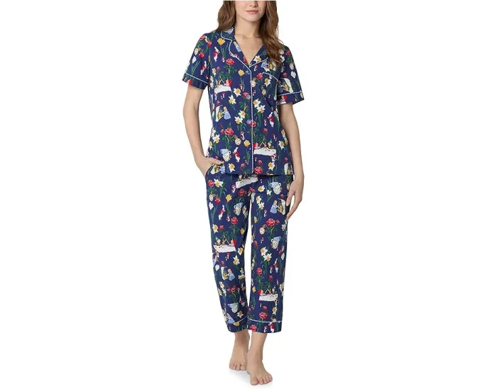 Пижамный комплект Bedhead PJs с короткими рукавами и укороченными брюками