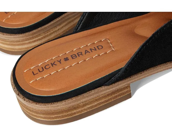 Мюли Lucky Brand Adenia из замши с узлом и резиновой подошвой