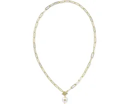 Короткое колье Kendra Scott Sasha с жемчужным сердечком на цепочке