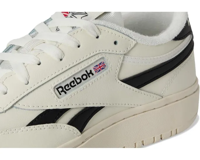 Reebok Lifestyle Club C Double женские кеды с кожаным верхом и массивной резиновой подошвой
