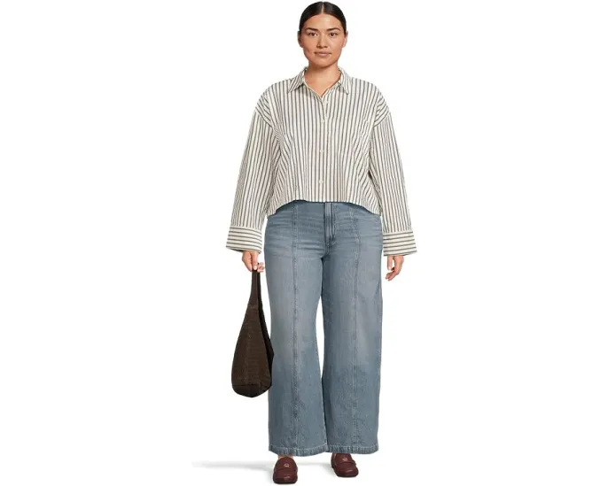 Сумка Madewell Slouchy Shoulder Bag Suede Woven с плетеной текстурой и карманом на молнии