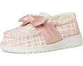 Hey Dude Kids Wendy Bow Tweed детские слипоны из твида с атласным бантом