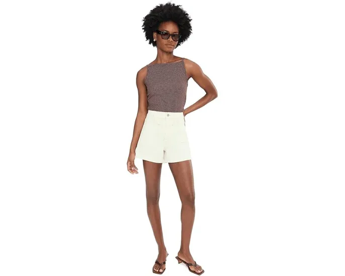 Шорты Paige Dani с ультра высокой посадкой и передним кокетком