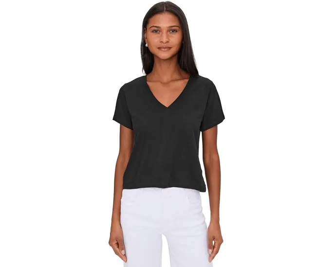 Футболка Splendid Louisa с V-образным вырезом и короткими рукавами