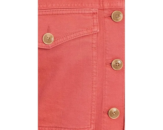 Petite Oversized Cropped Denim Jacket