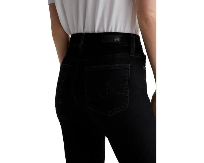 Джинсы AG Jeans Mari Mid Rise Slim Straight с прямым кроем в цвете Alchemy