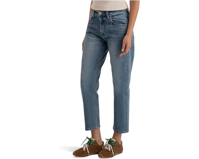 Джинсы KUT from the Kloth Kit с высокой посадкой и прямым расклешенным кроем