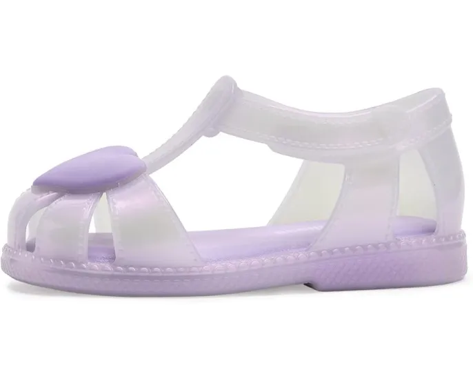 Mini Melissa Сандалии Hip Heart Ballerina для малышей с липучкой и водонепроницаемым ПВХ