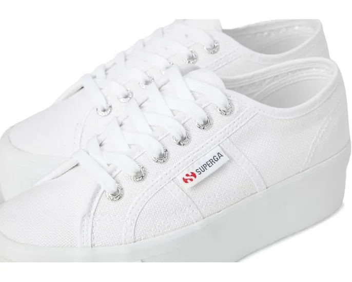 Кроссовки Superga 2790 Cotw на платформе из хлопкового холста