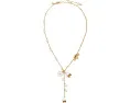 Кулон Y-образный Golden Bloom от Kate Spade New York с цветочным мотивом