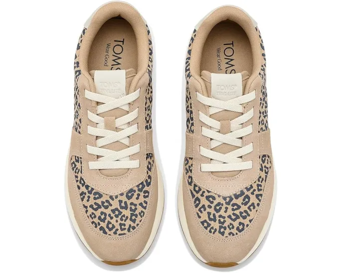 Кроссовки TOMS TRVL LITE Retro из замши с эластичным мысом и съемной стелькой