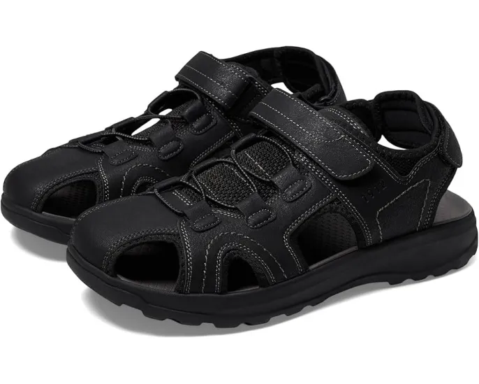 Сандалии Huck Sport Closed Toe Fisherman с текстильным верхом и ремешками на липучке