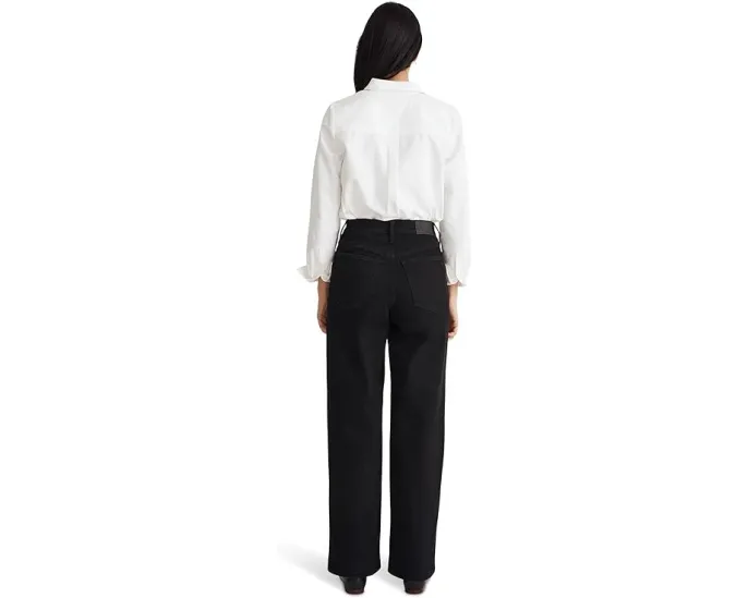 Джинсы Madewell Perfect Vintage Wide-Leg в черной стирке