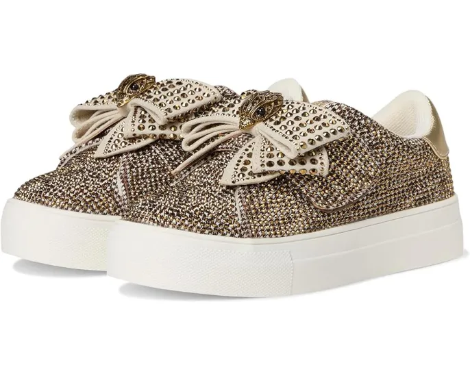 Кроссовки Kurt Geiger London Kids Mini Laney Bow с бантом и кристаллами
