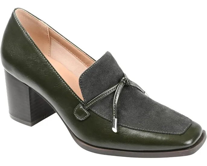 Туфли лодочки Journee Collection Crawford с квадратным носком и бантом