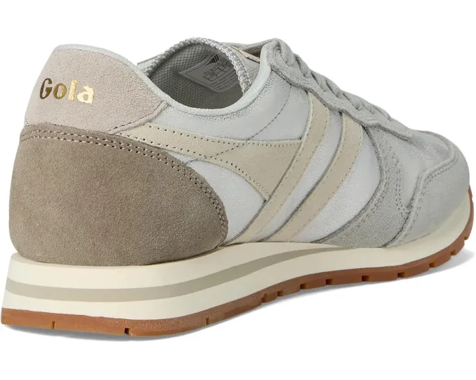 Кроссовки Gola Daytona Blaze с блестящими полосками и кожаным верхом