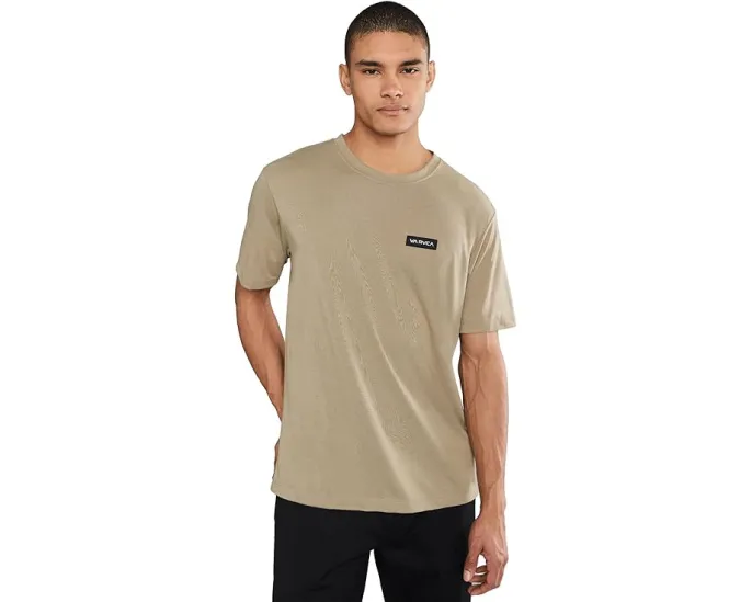 Футболка RVCA Icon Short Sleeve с принтом и резиновой нашивкой