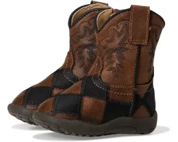 Сапоги Cowbabies Bird Blocks с цветными блоками и боковой молнией