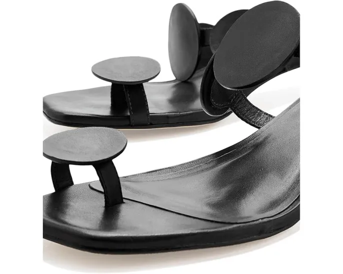 Босоножки Bernardo Jupiter Moon с аппликациями на квадратном каблуке