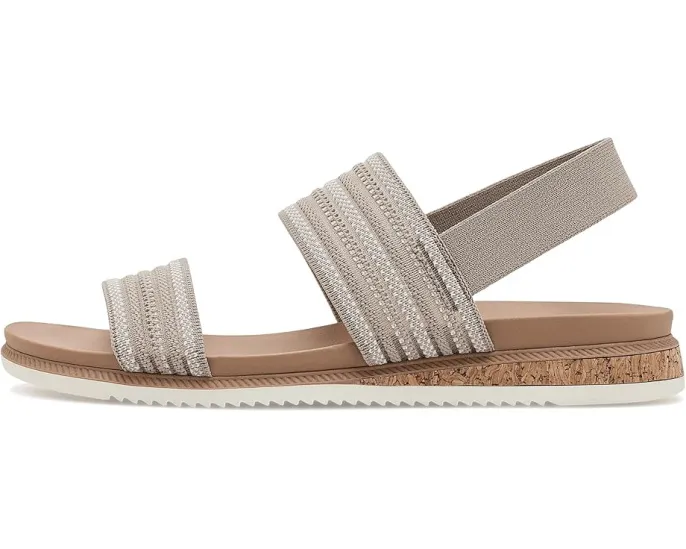 Босоножки BOBS from SKECHERS Bobs Desert Kiss Low Breezy Stripe