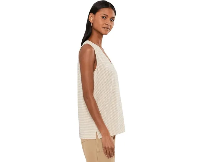 Топ Tommy Bahama Kauai Tranquil Sea V-neck Tank с металликом