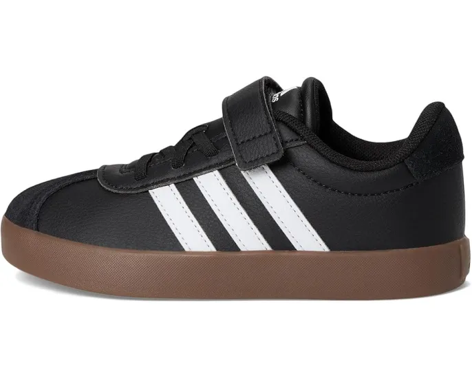 Кроссовки Adidas VL Court 3.0 с эластичными шнурками для детей