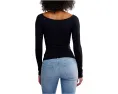 Топ Free People Sleek Rib Layering с очень широким вырезом