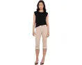 Джинсы NYDJ Petite Crop Cuff с технологией Cool Embrace и укороченным прямым кроем