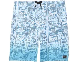 Шорты для серфинга Hurley Kids Squiggle с ярким принтом и сетчатой подкладкой