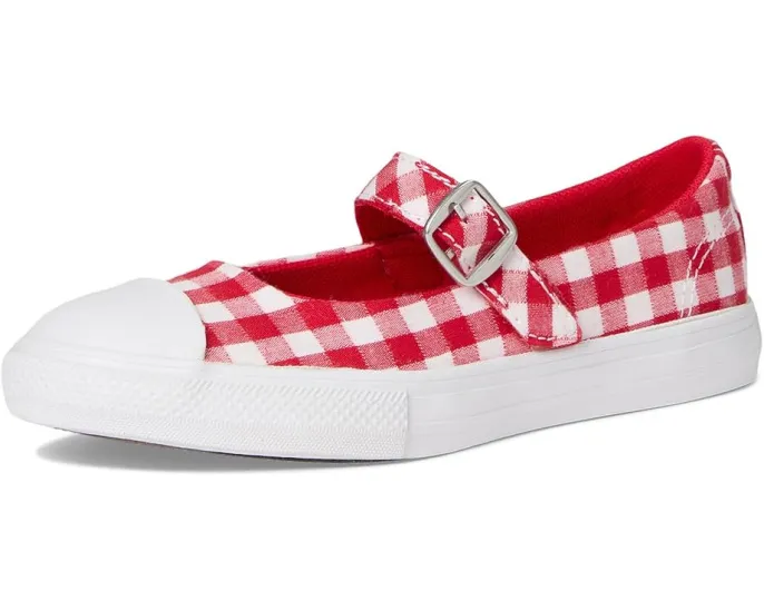 Детские туфли Converse Kids Chuck Taylor All Star Dainty Mary Jane в клетку на липучке