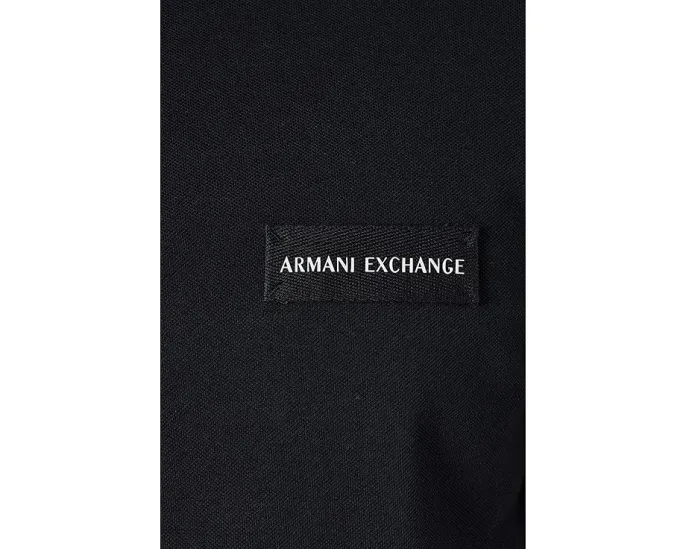 Поло Armani Exchange White Edition с коротким рукавом в облегающем крое slim
