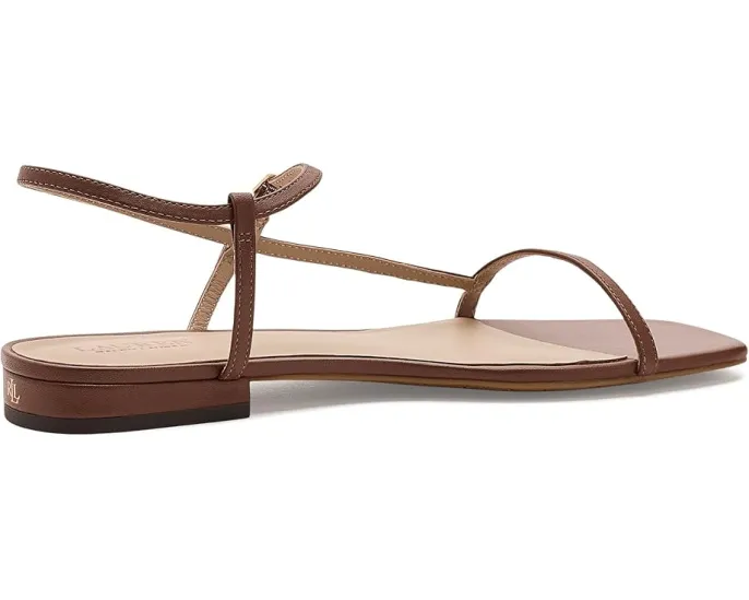 Сандалии Lauren Ralph Lauren Lainee из мягкой кожи Nappa с квадратным носком