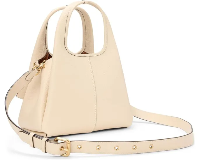 Сумка через плечо COACH Polished Pebble Leather Lana 23 с ремнем через плечо