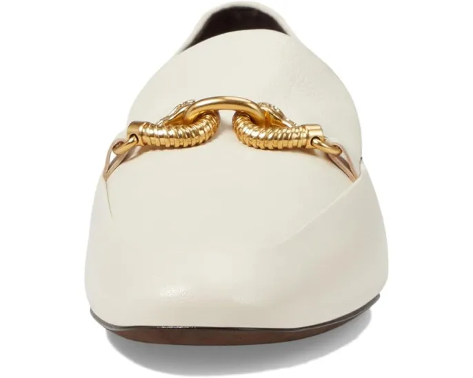 Кожаные лоферы Tory Burch Jessa с квадратным носком и низким каблуком