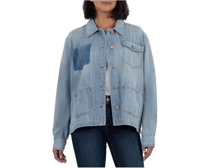 Куртка KUT from the Kloth Adelyn на пуговицах с накладными карманами