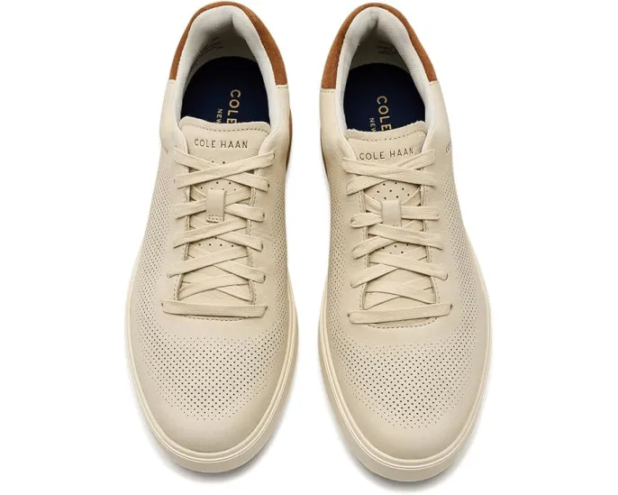 Кожаные кроссовки Cole Haan Grandpro Angleace с круглым носком и резиновой подошвой