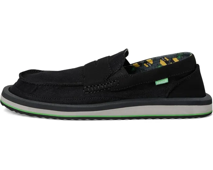 Лоферы Donny Loafer X Ben Gravy с льняным верхом и стелькой с принтом Sanuk