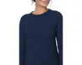 Свитер L.L.Bean Midweight Cotton Slub с воротником-стойкой и длинным рукавом